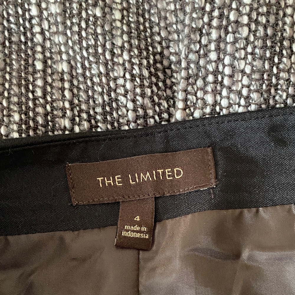 The Limited Tweed Pencil Skirt Size 4 Wide Waistband Career Office Workwear - Picture 6 of 9